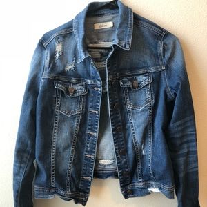 Distressed Jean Jacket